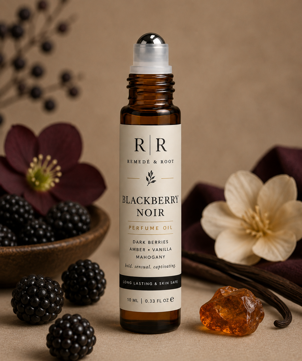 Blackberry Noir Perfume Oil Remedé and Root